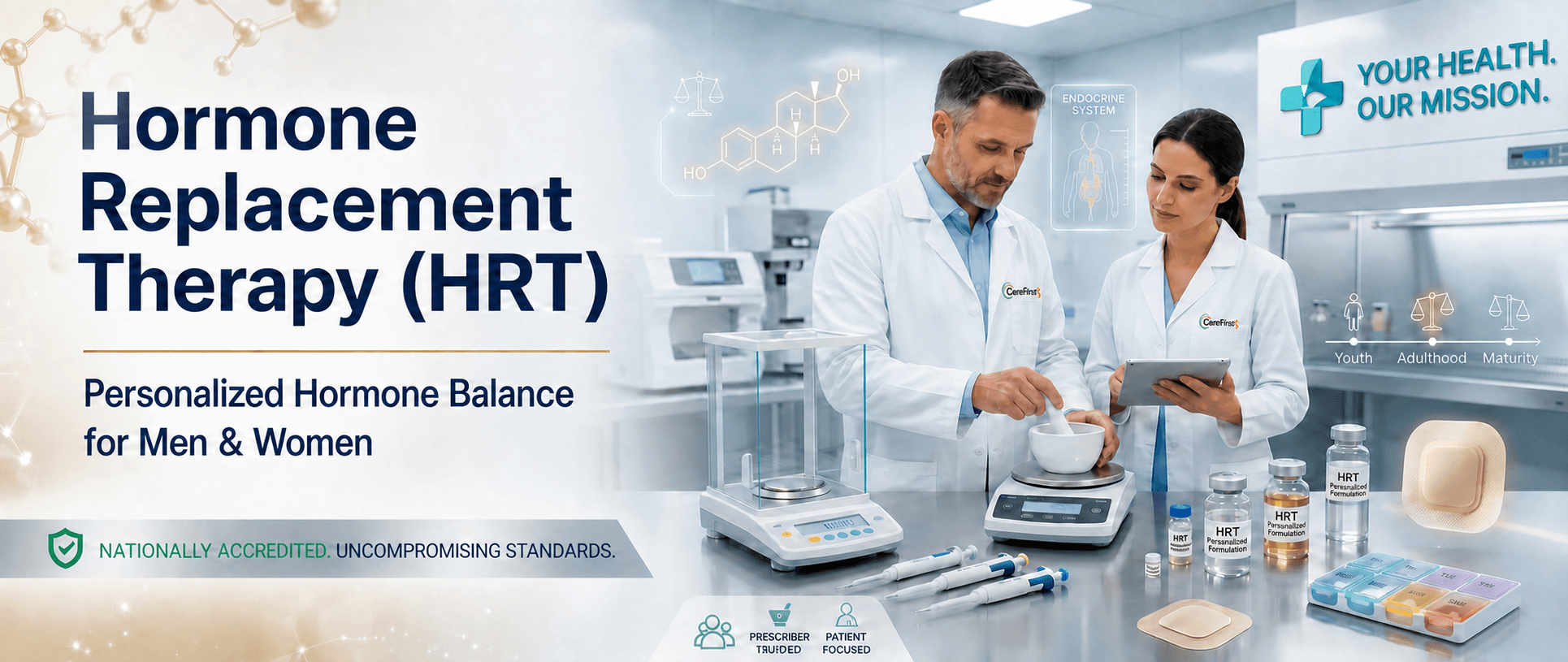 Hormone replacement therapy banner