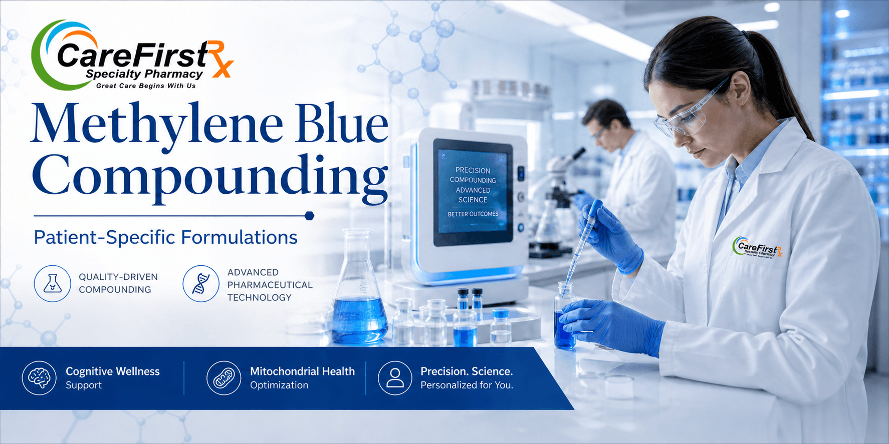 Methylene blue compounding banner
