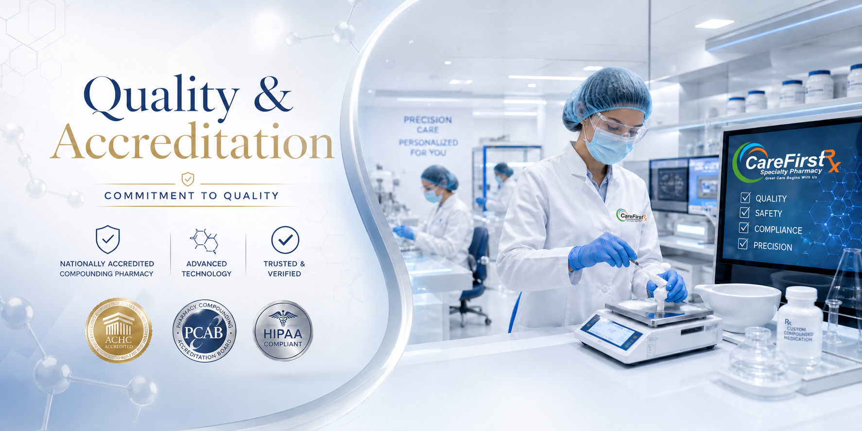 Commitment to quality banner
