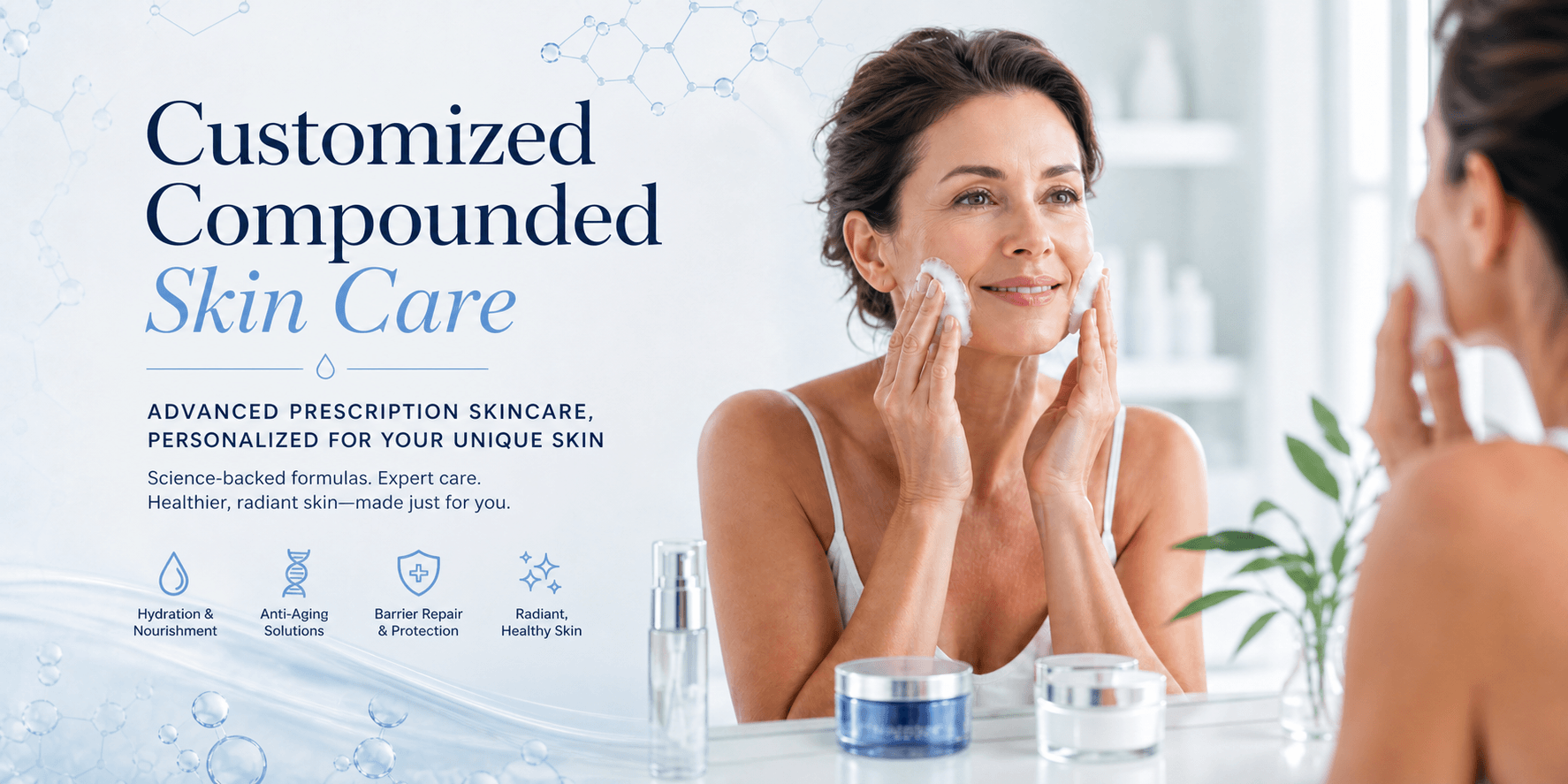 Skin care compounding banner
