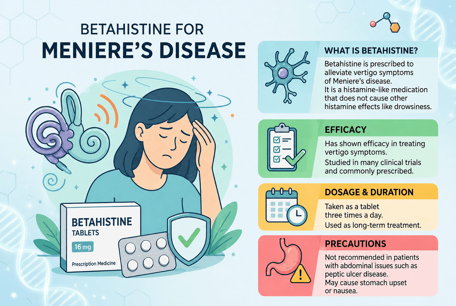 Betahistine for Meniere's disease