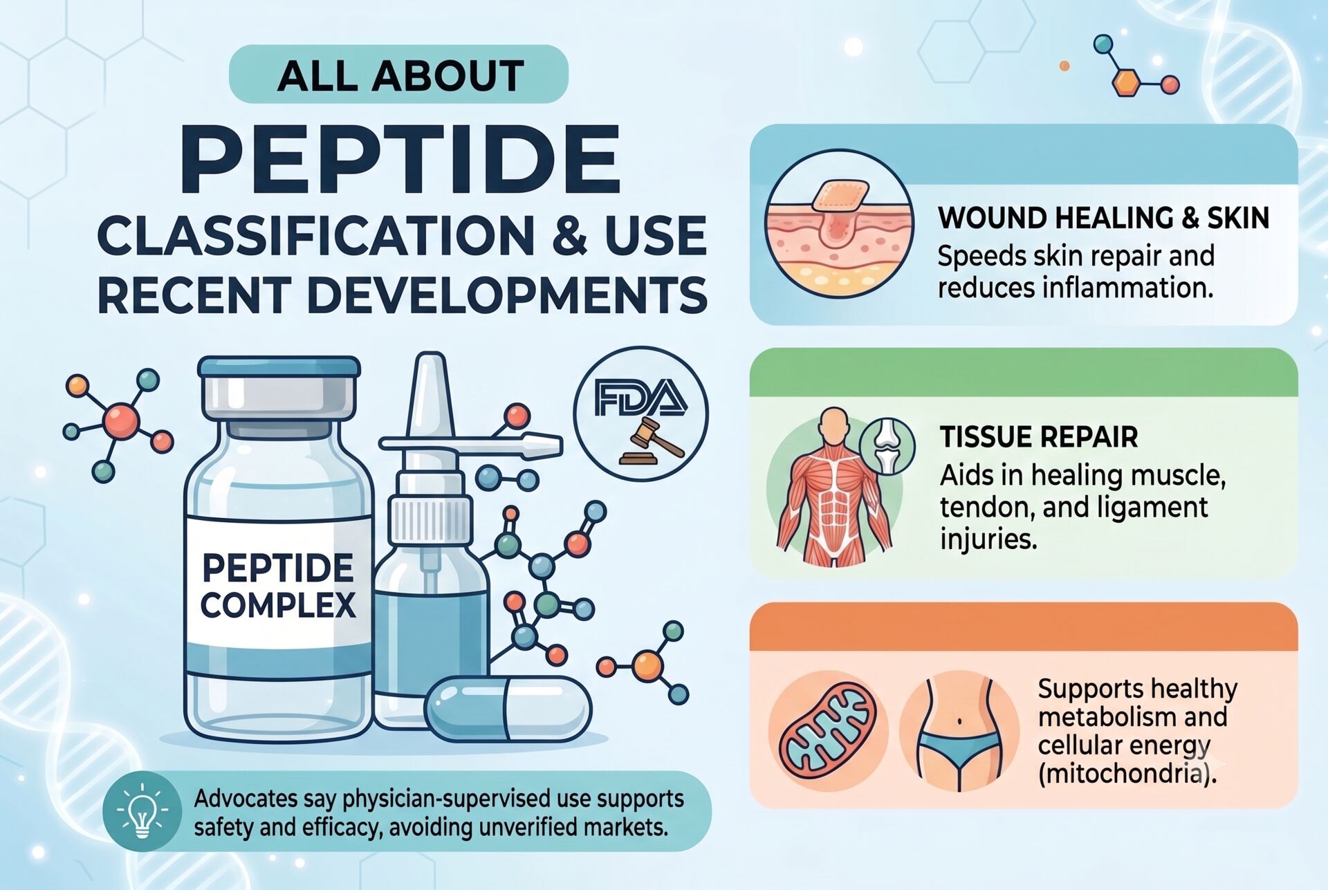Recent Developments on Peptide Use & Approval