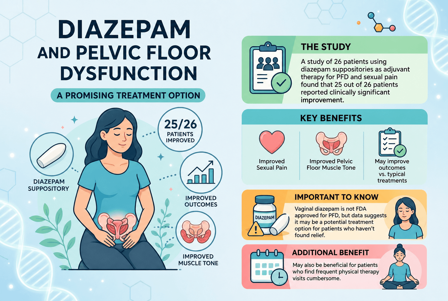 Diazepam and Pelvic Floor Dysfunction