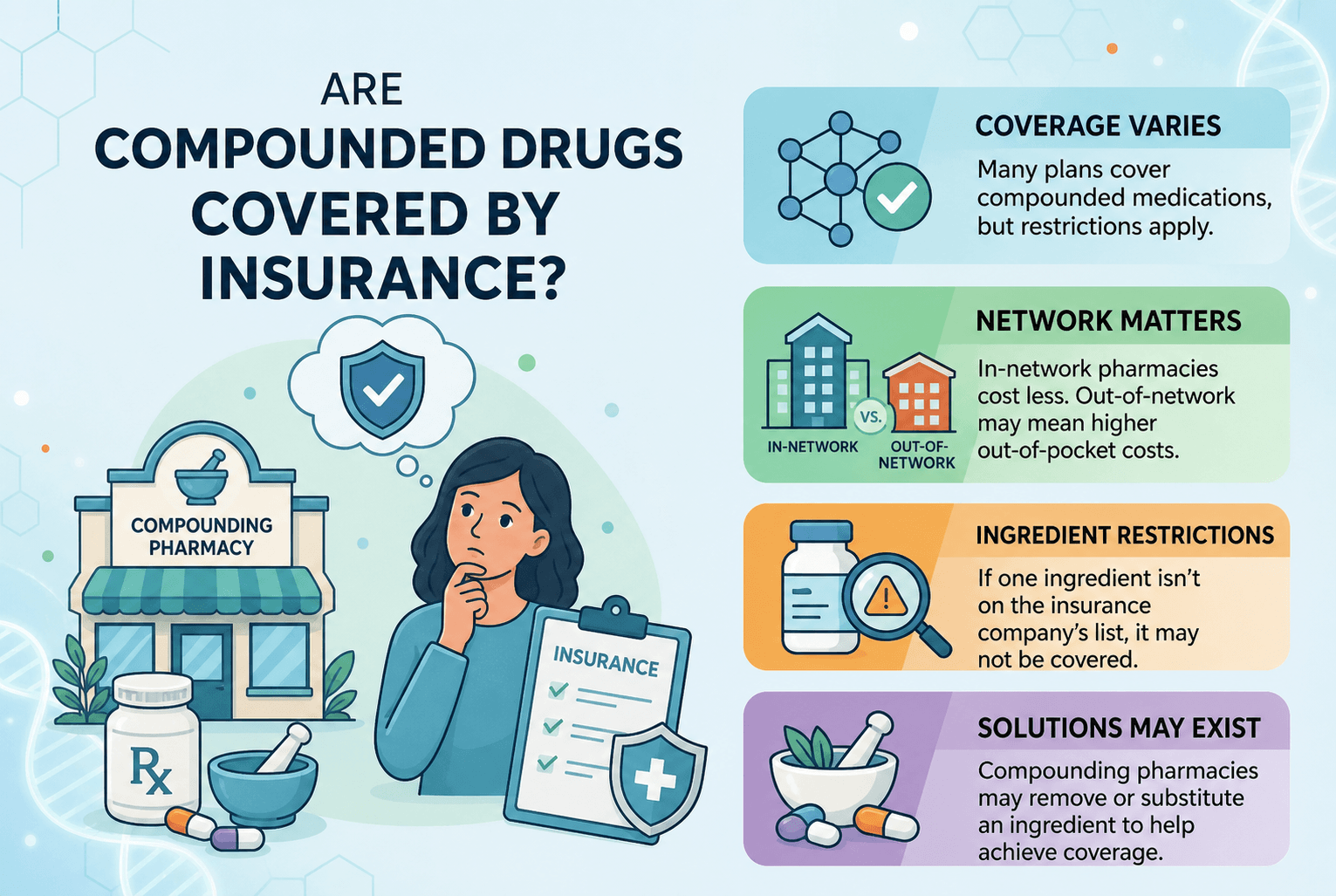 Are compounded drugs covered by insurance?