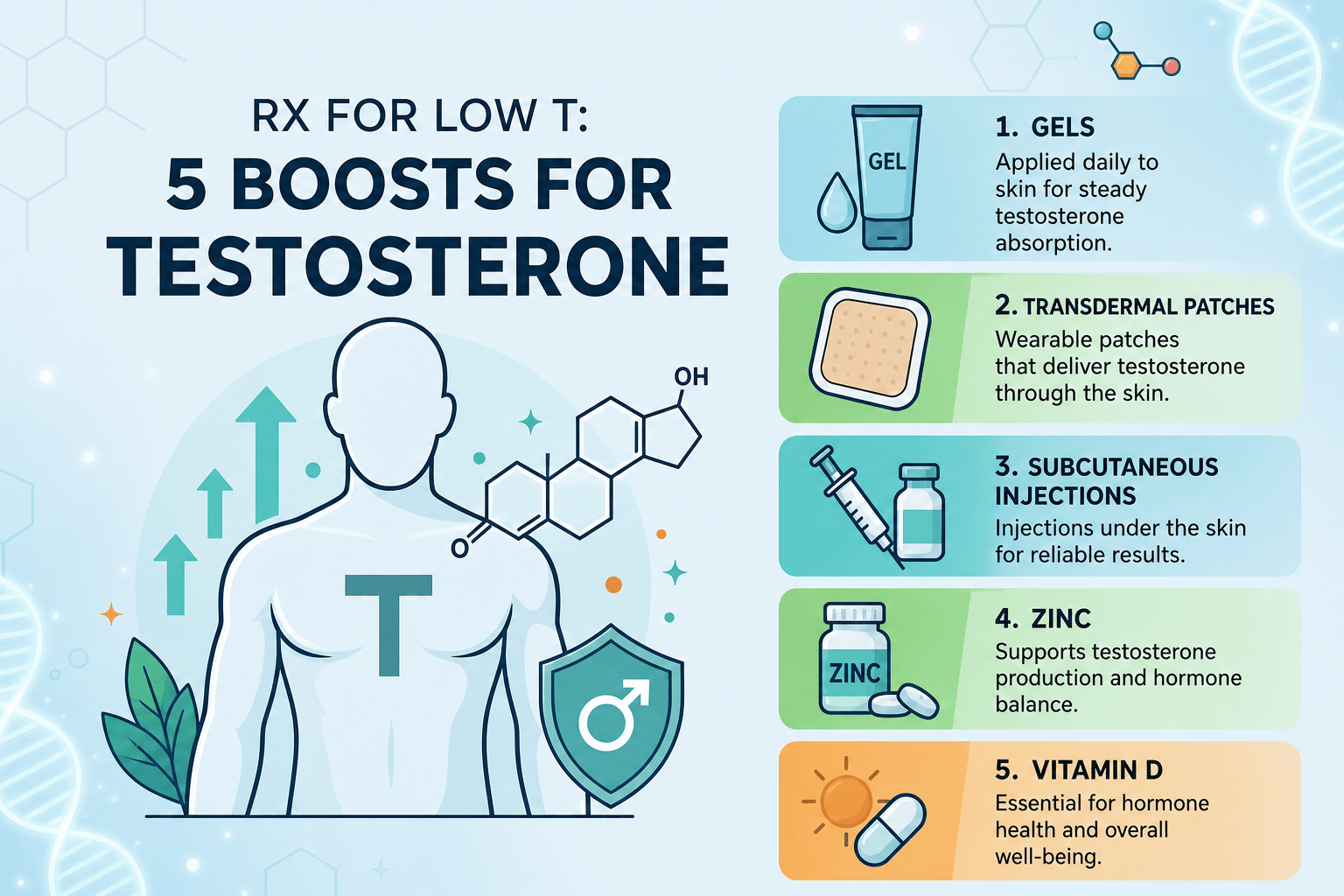 RX for Low T: 5 Boosts for Testosterone
