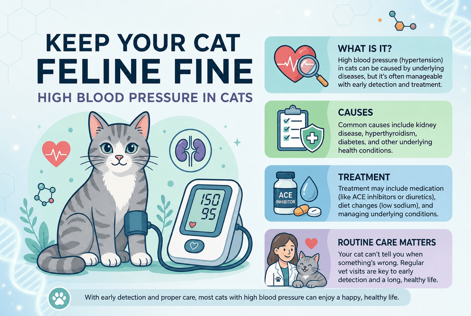 Keep your cat feline fine - High blood pressure in cats