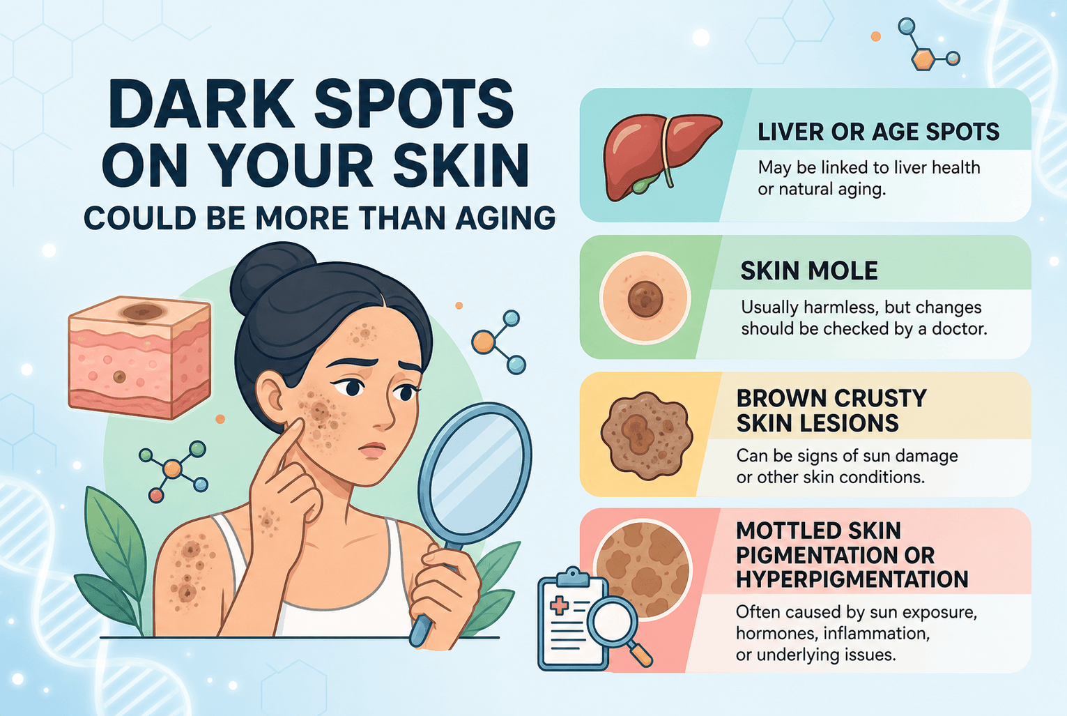 Dark Spots on Your Skin Could be more than Aging