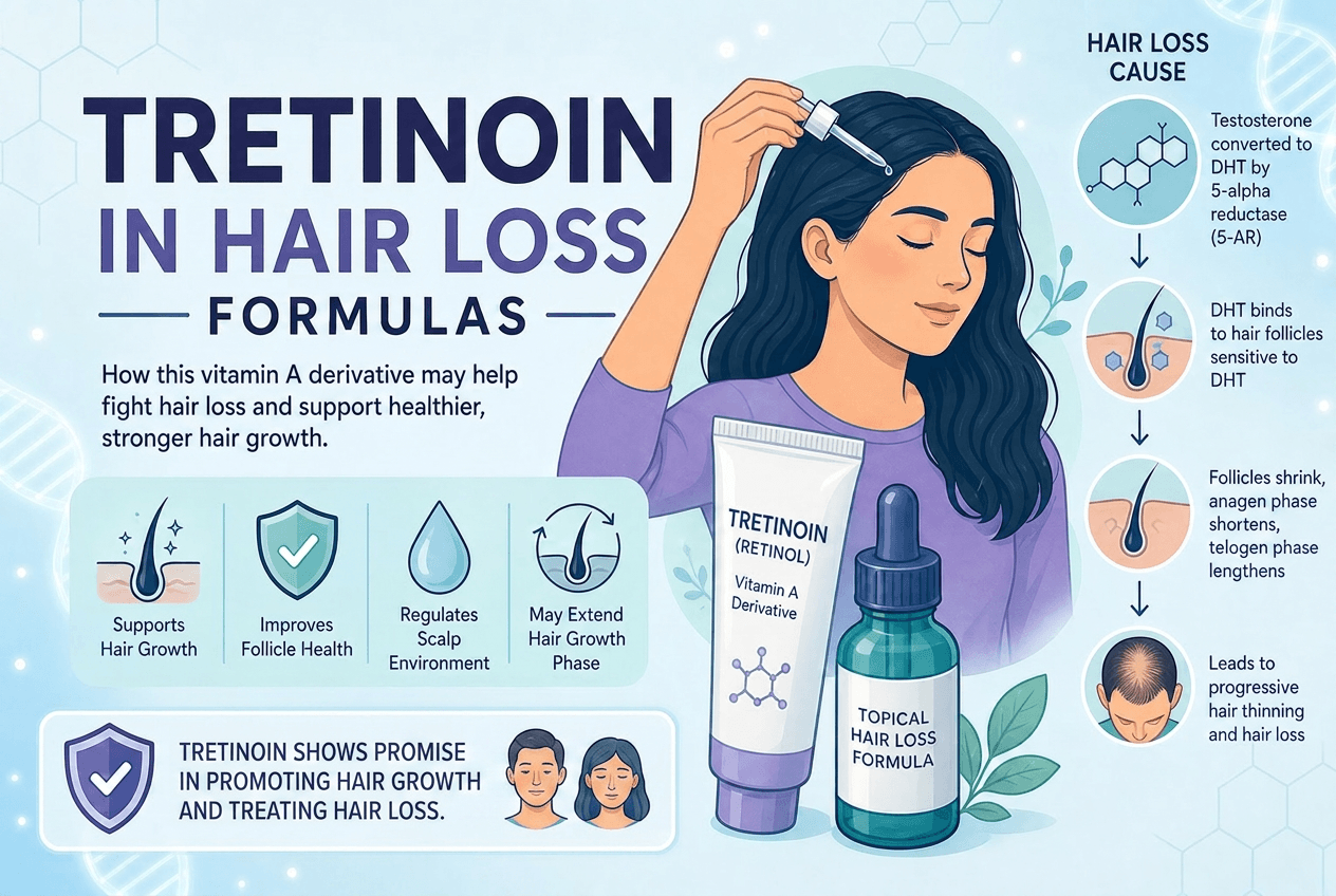 Tretinoin in Hair Loss Formulas