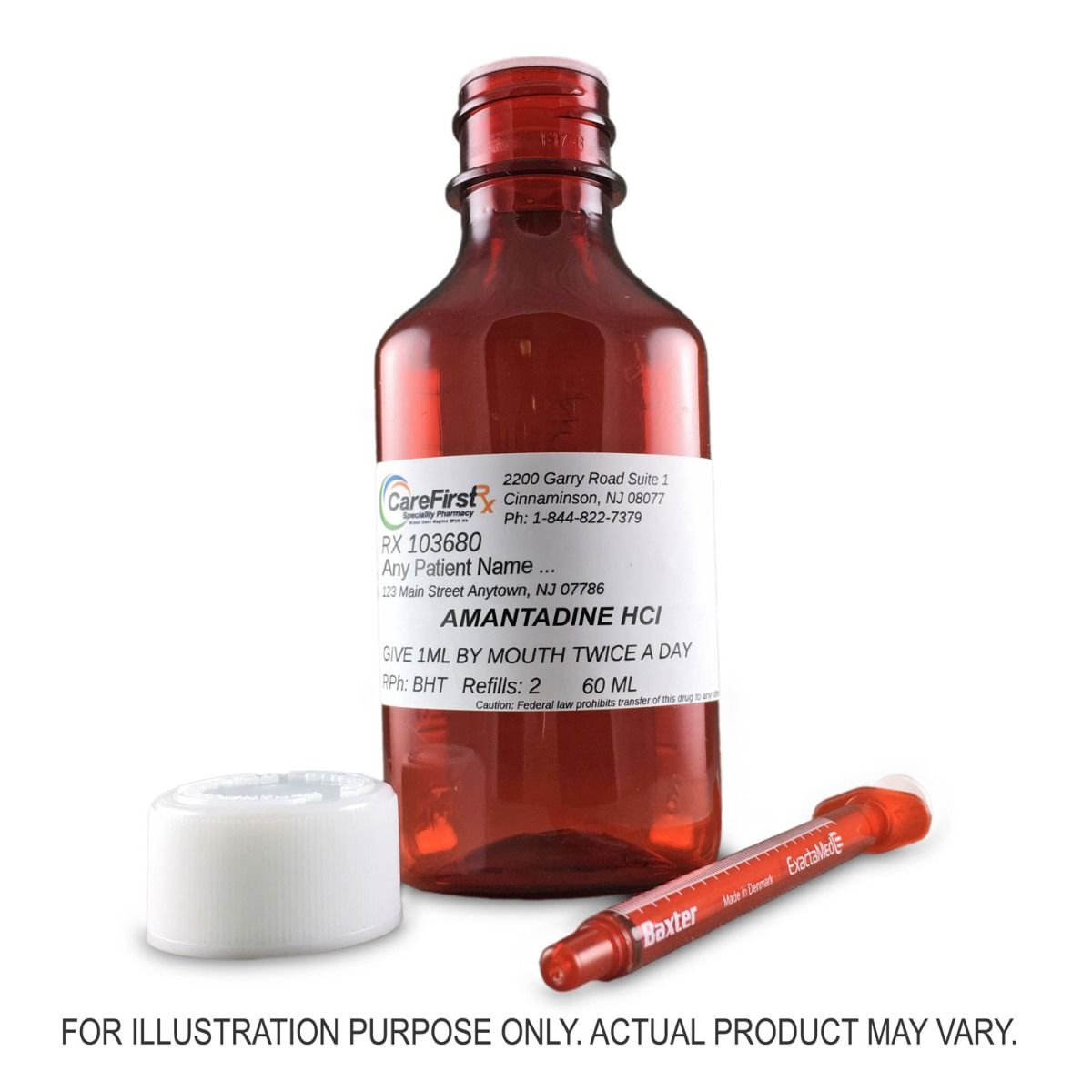 Amantadine HCI Suspension Compounded