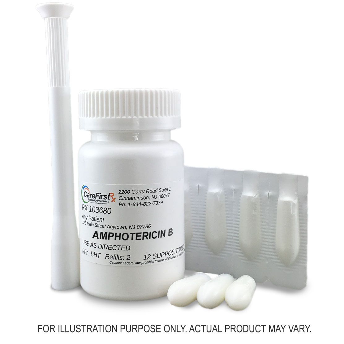 Amphotericin B Vaginal Compounded