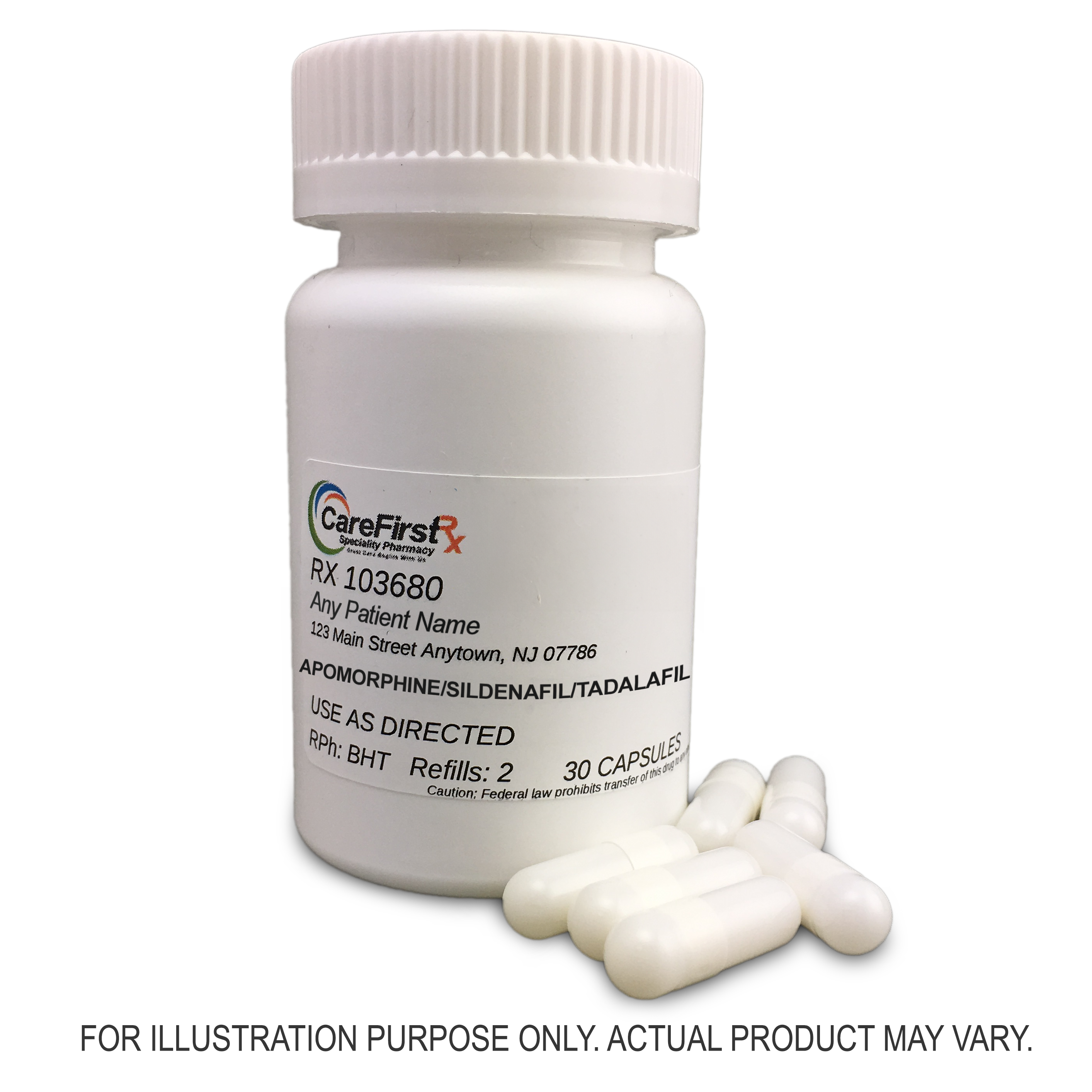 Apomorphine Sildenafil Tadalafil Compounded