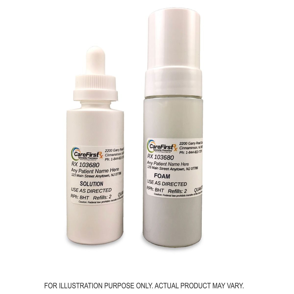 Minoxidil / Finasteride / Estradiol Topical Foam / Solution Compounded